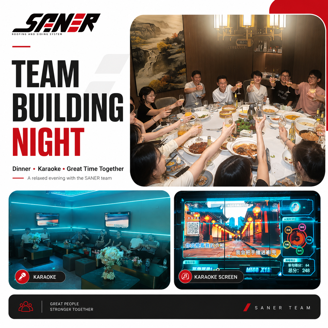 SANER Team Building Night: Good Food, Music and Time Together