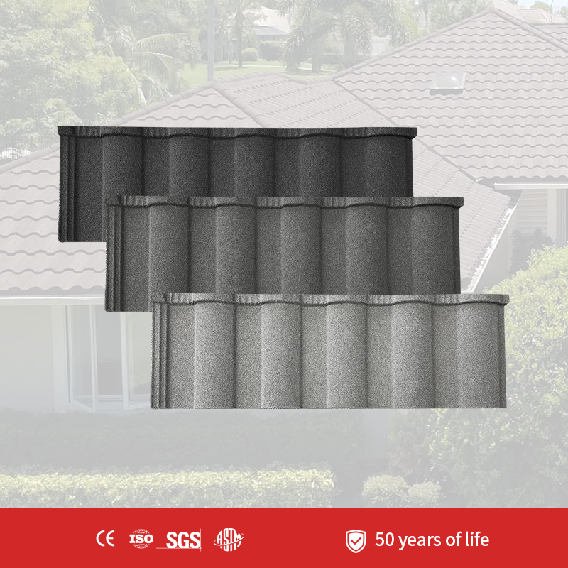 Roman Tile - Classic Profile Metal Roofing Tiles for European Style Residential Architecture
