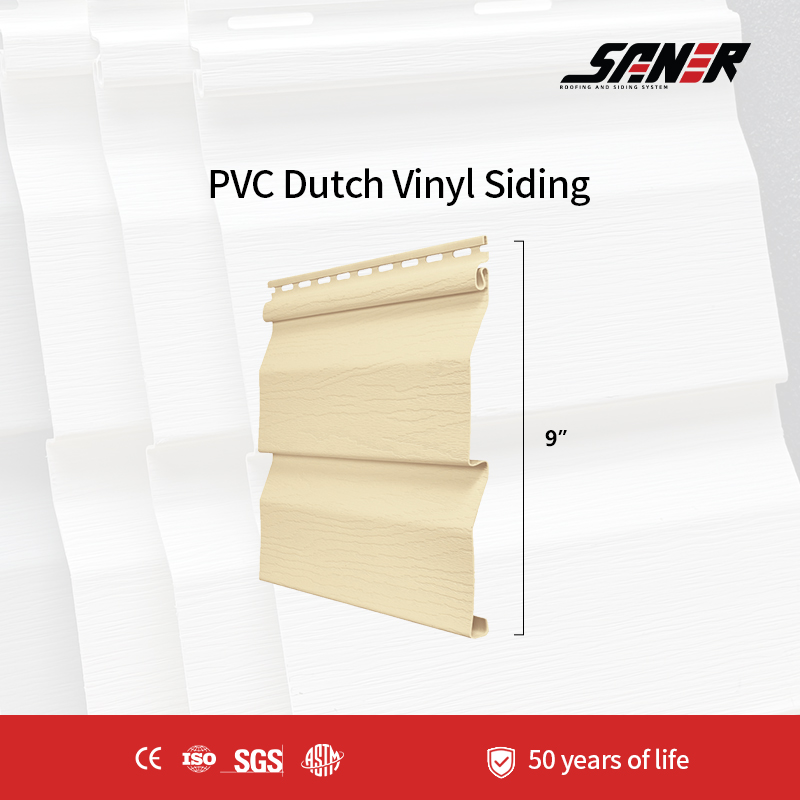 PVC Dutch Vinyl Siding - Exterior Wall Cladding Panels for European Style House Decoration