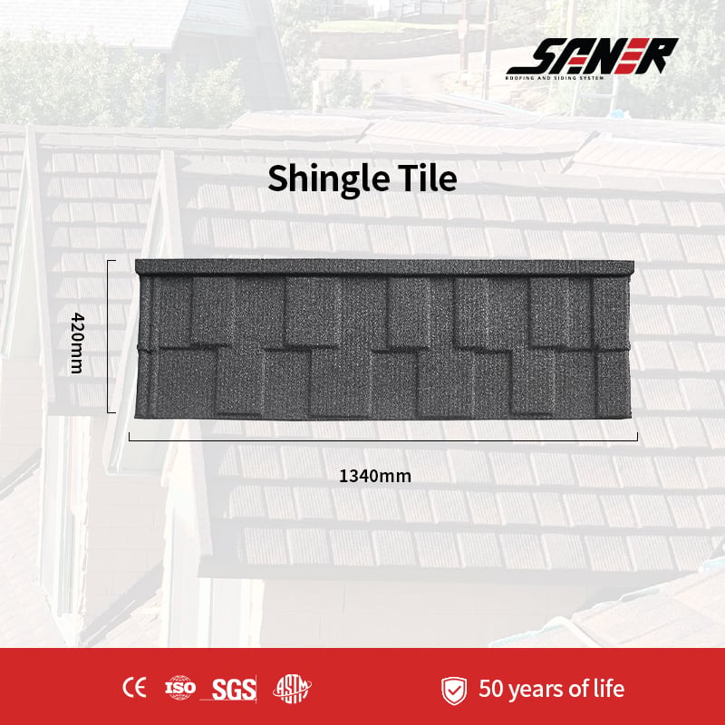 Shingle Tile - Lightweight Metal Roofing Solution for Long Lasting Residential Roof Systems