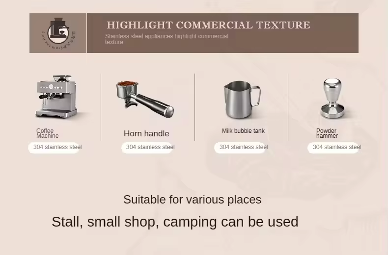 new arrival espresso coffee maker 15 bar touch screen cappuccino automatic coffee machine with grinder-17