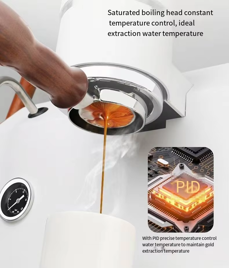commercial high end smart italian industrial double boiler espresso coffee machine maker for latte art beginners-19