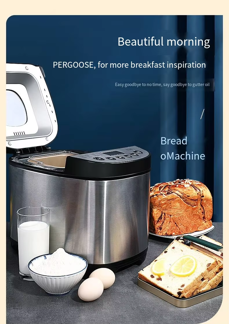 touch screen household compact and automatic customizable settings bread maker machine-15