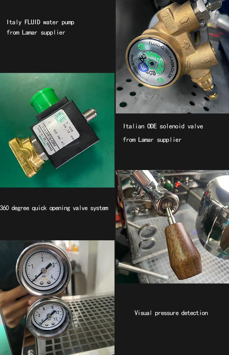 Mini double boiler Saturated brewing head rotary pump commercial Italian semi-automatic coffee maker coffee maker manufacture