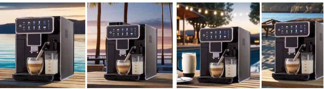 smart cappuccino full super fully automatic espresso coffee machine maker with grinder milk tank home-13