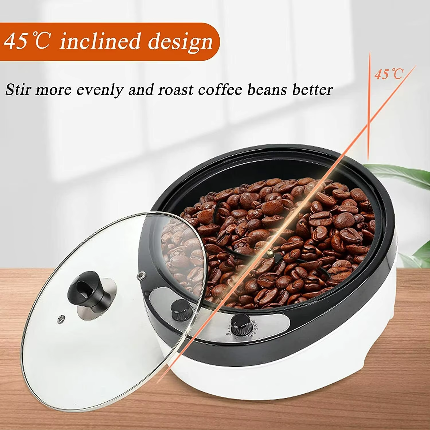 Hot sales Home Coffee Roaster 800g Household Electric Coffee Bean Roaster Machine for sale manufacture