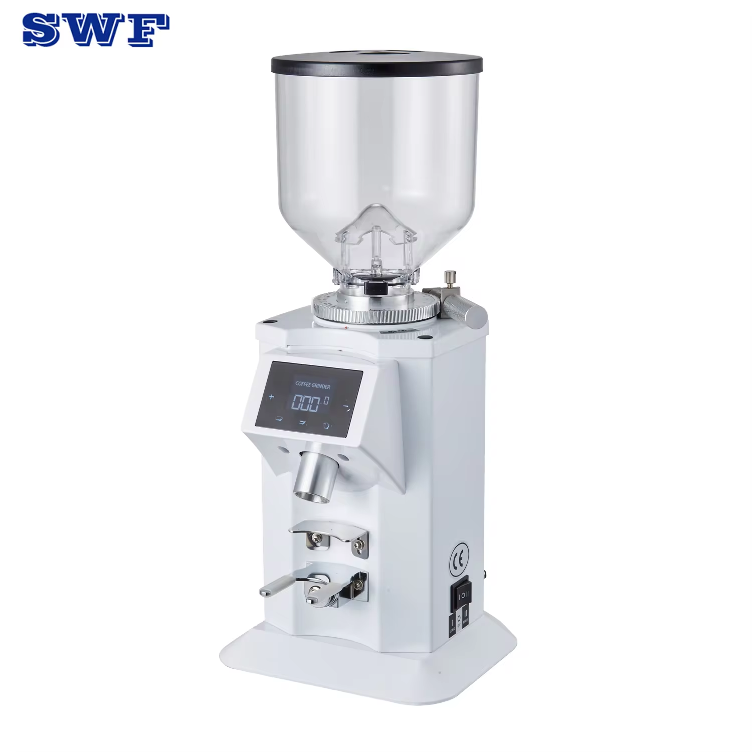 74mm professional automatic adjustable setting industrial electric commercial coffee grinder machine-12