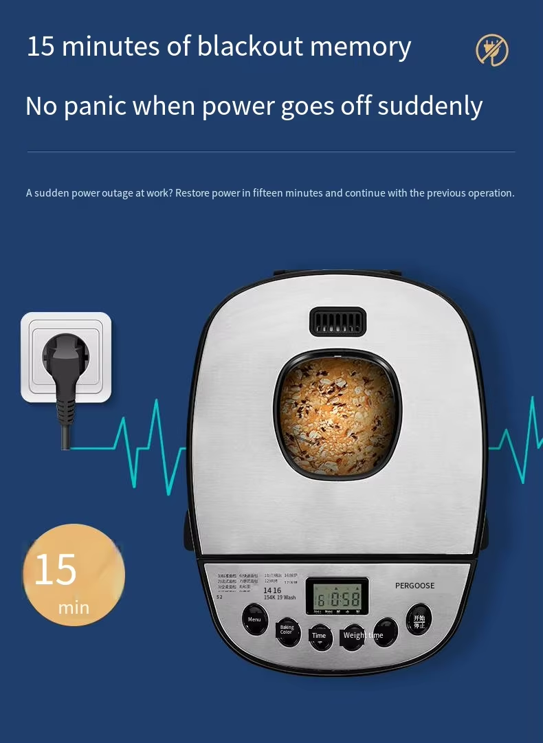 touch screen household compact and automatic customizable settings bread maker machine-16