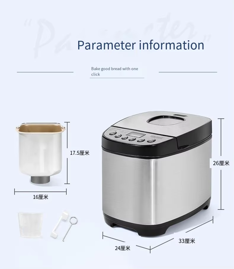touch screen household compact and automatic customizable settings bread maker machine-18