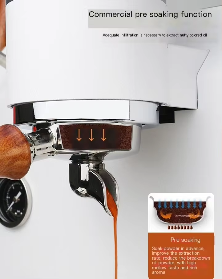 commercial high end smart italian industrial double boiler espresso coffee machine maker for latte art beginners-22