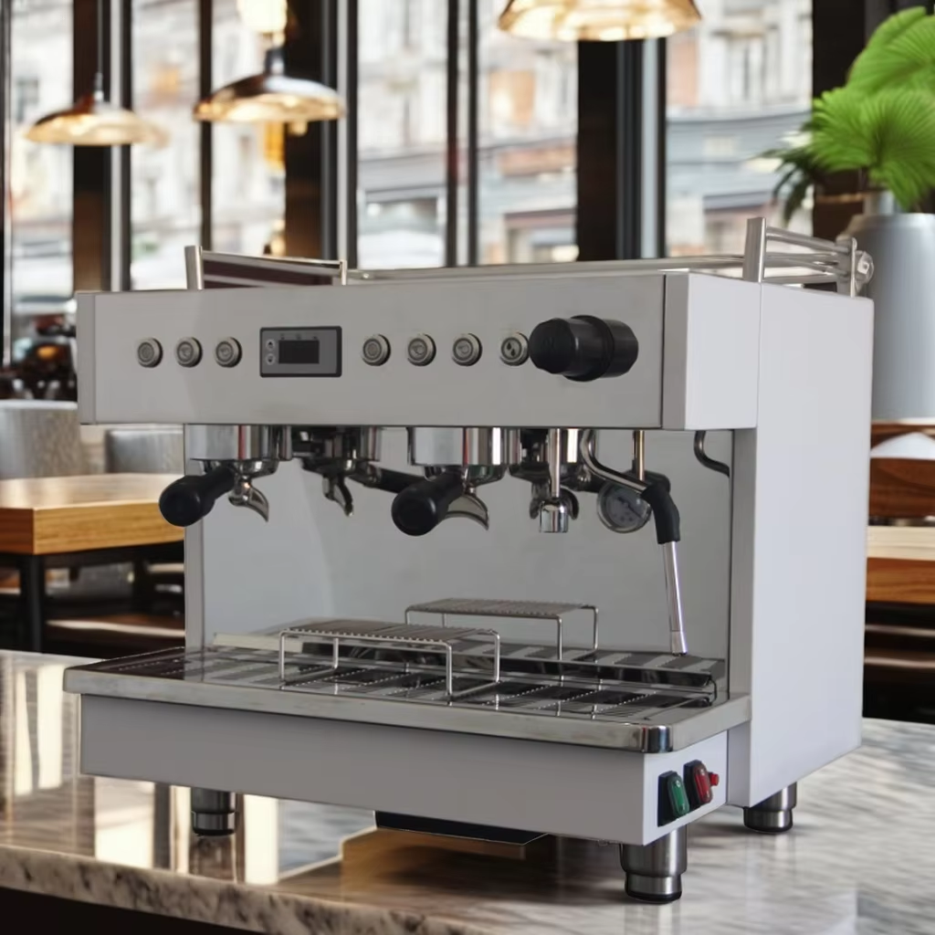 commercial grade espresso machine two group perfect for busy coffee shops and cafs-14