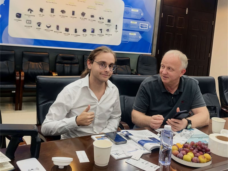 Swiss Client Visits Our Shenzhen Office for an In-Depth Look at Our RFID Product Line