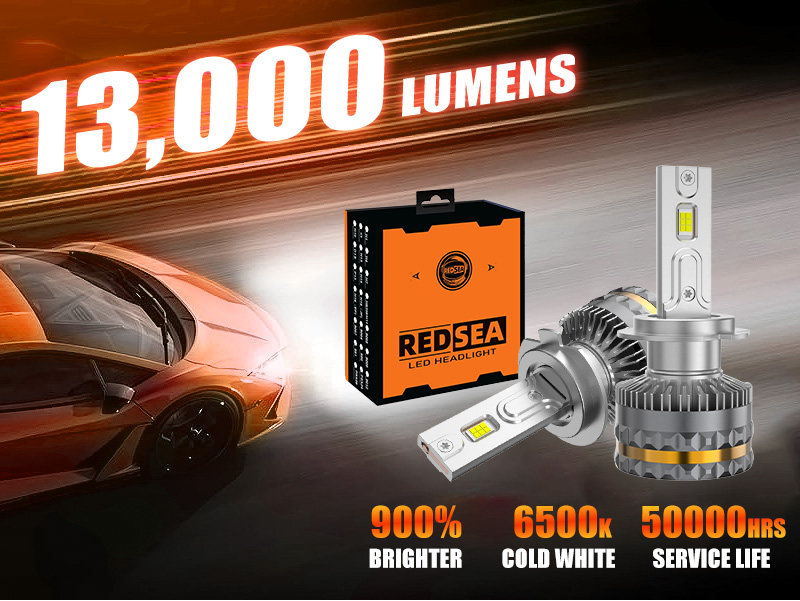 redsea r18 led headlight bulbs 130w 13000lm-3