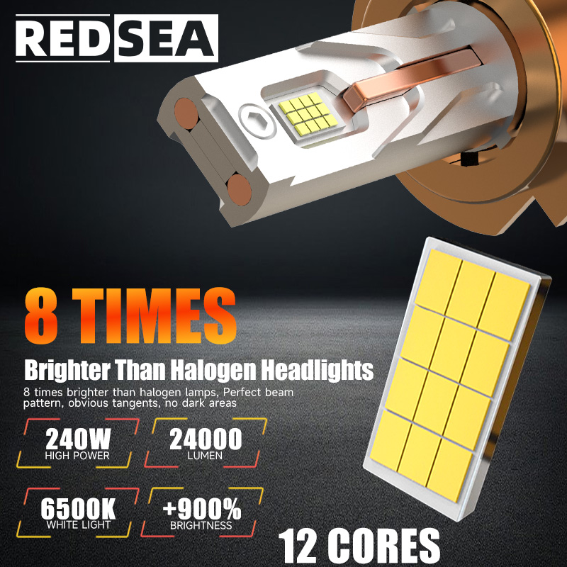 ยานพาหนะเชิงพาณิชย์ประเภทใดมักใช้หลอดไฟ LED แบบ H4 24 โวลต์