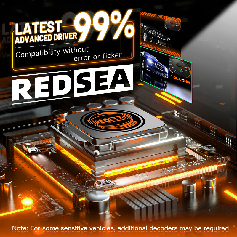 REDSEA R45 LED Motor Koplighpære 200W 20000lm