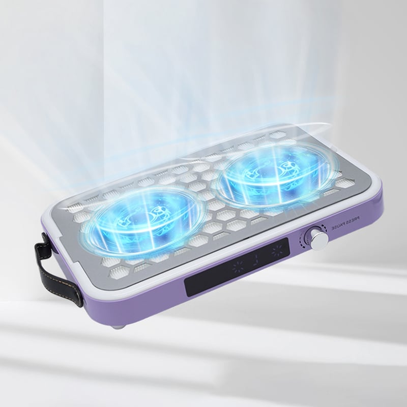 New Design Ultra-thin Dual Turbp Nail Dust Collector