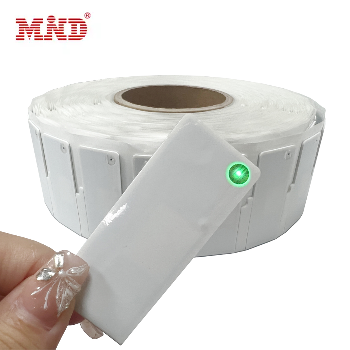 Printable UHF RFID On-metal LED Label MR6025-KX2005X-BL