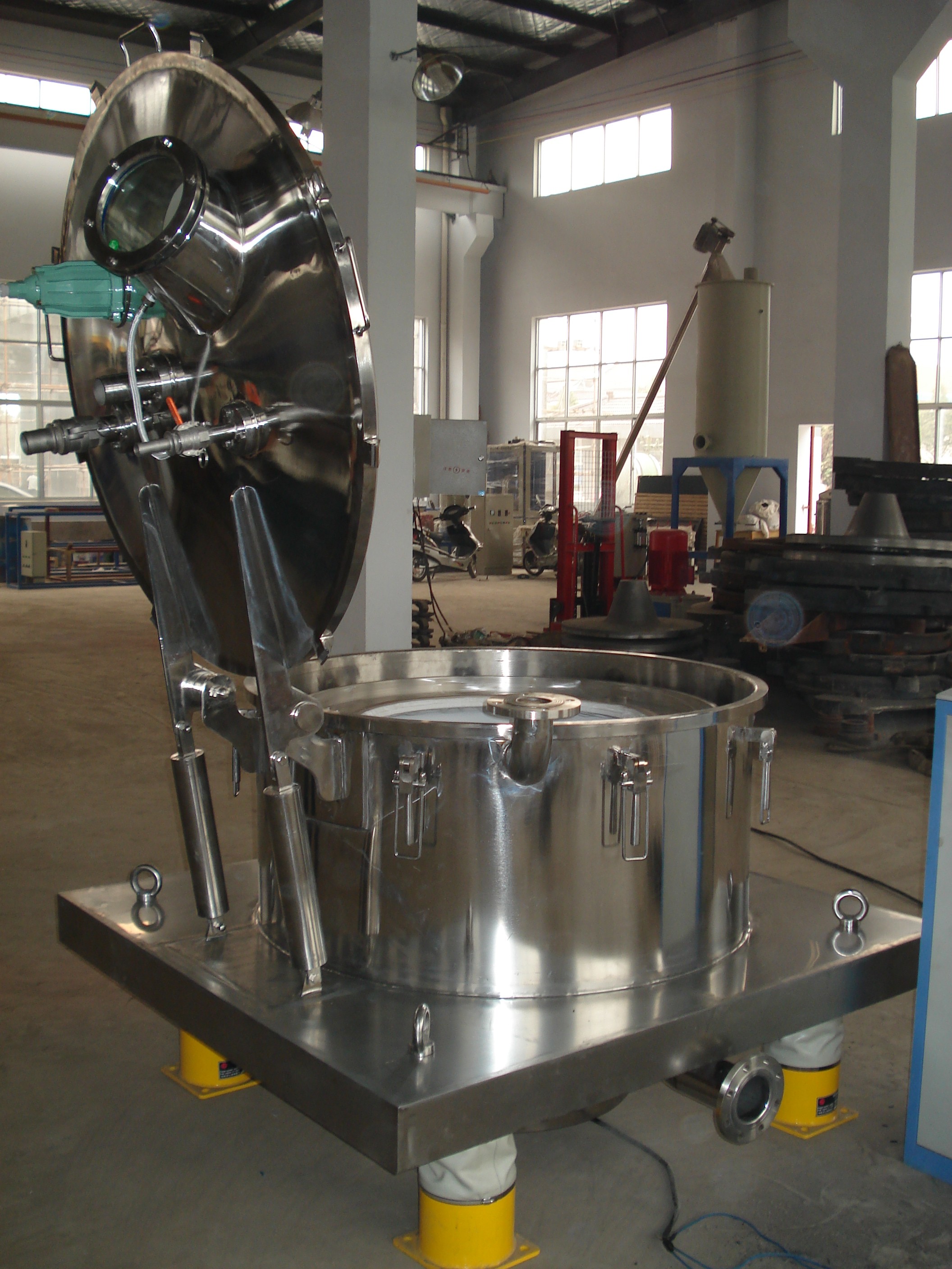 PBZ series flat-plate manual upper discharge direct centrifuge