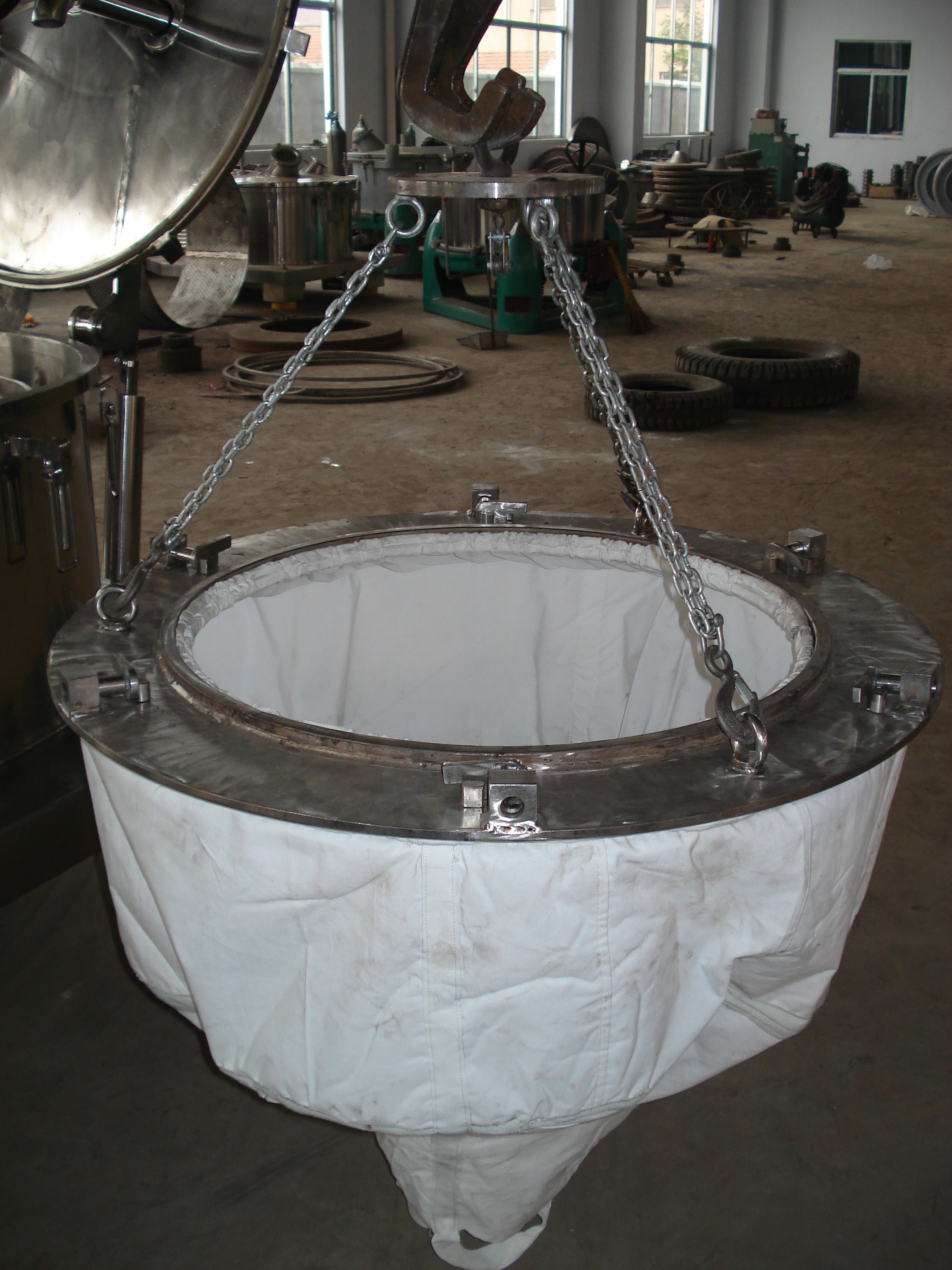 PBZ series flat-plate manual upper discharge direct centrifuge