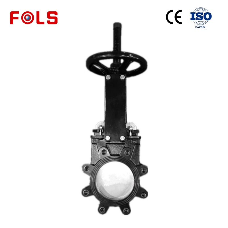 Manual torx open stem knife gate valve