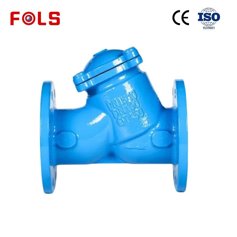 Flange Y-shaped filter