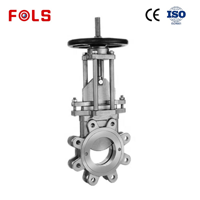 Manual four column knife gate valve