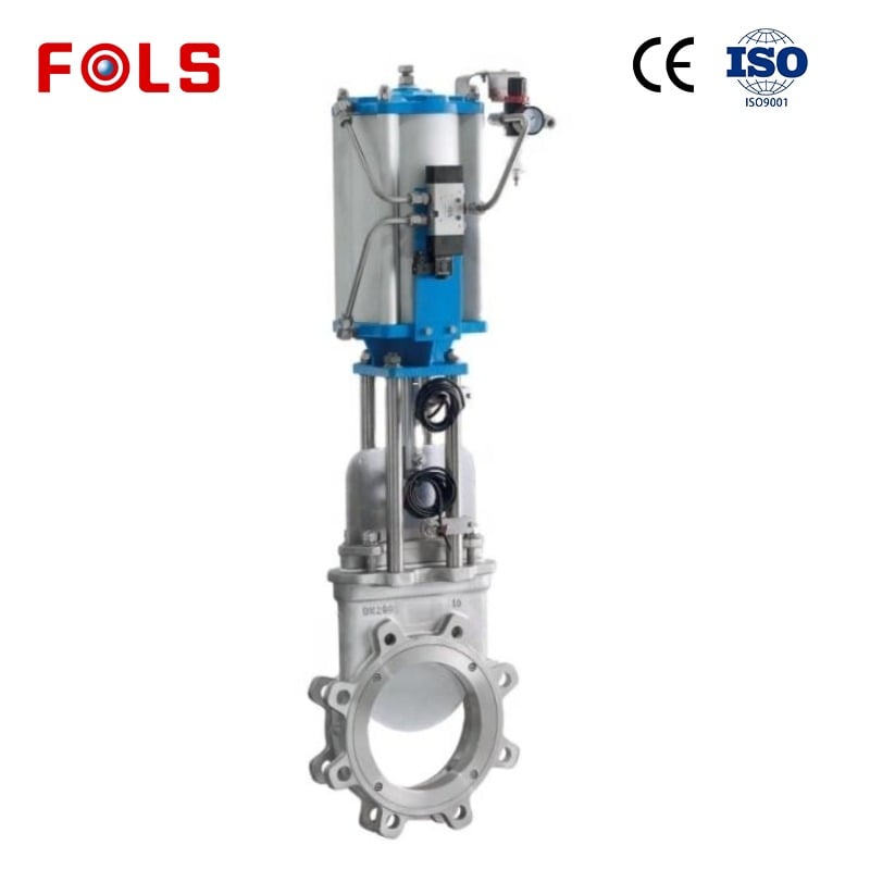 FOLS Pneumatic torx Knife Gate Valve