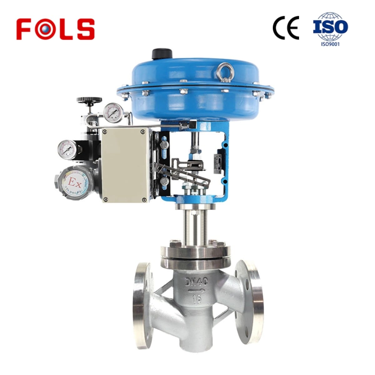 Pneumatic control globe valve