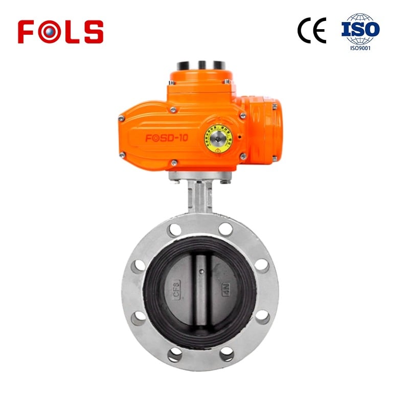 FOLS Explosion-proof Electric Flange Butterfly Valve 