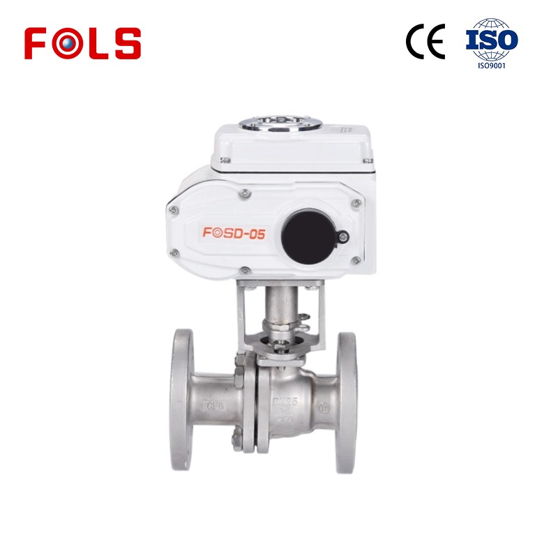 FOLS Electric Actuated Flange Ball Valve