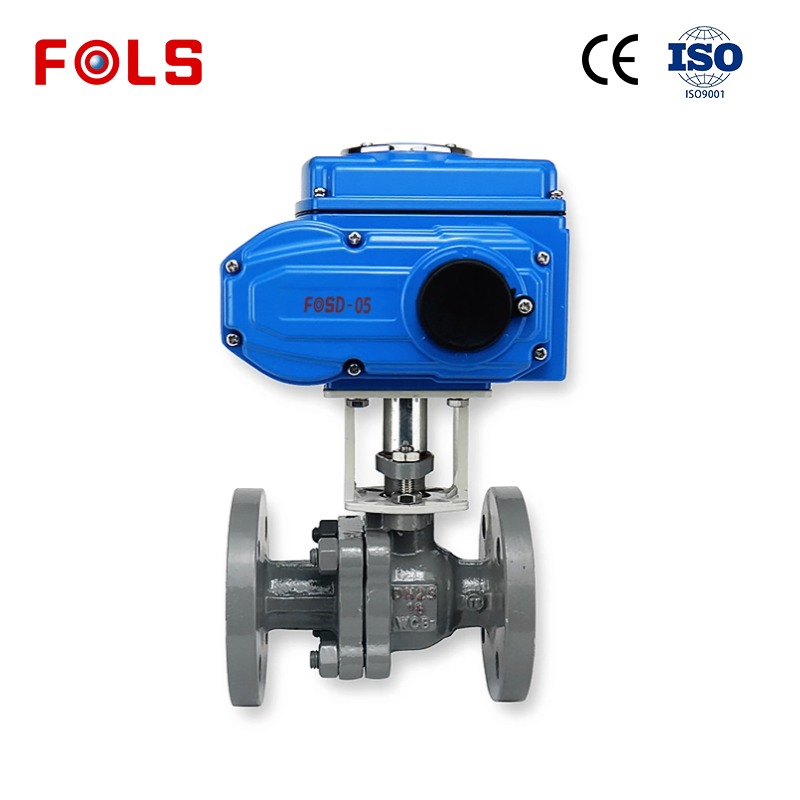 FOLS Electric Actuated Flange Ball Valve