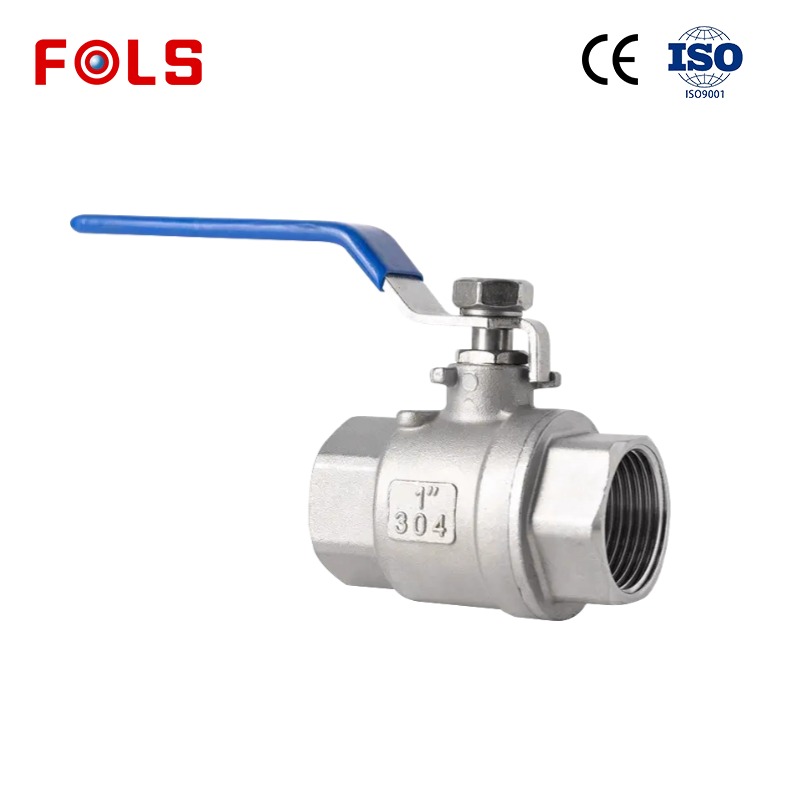 High temperature threaded stainless steel ball valve