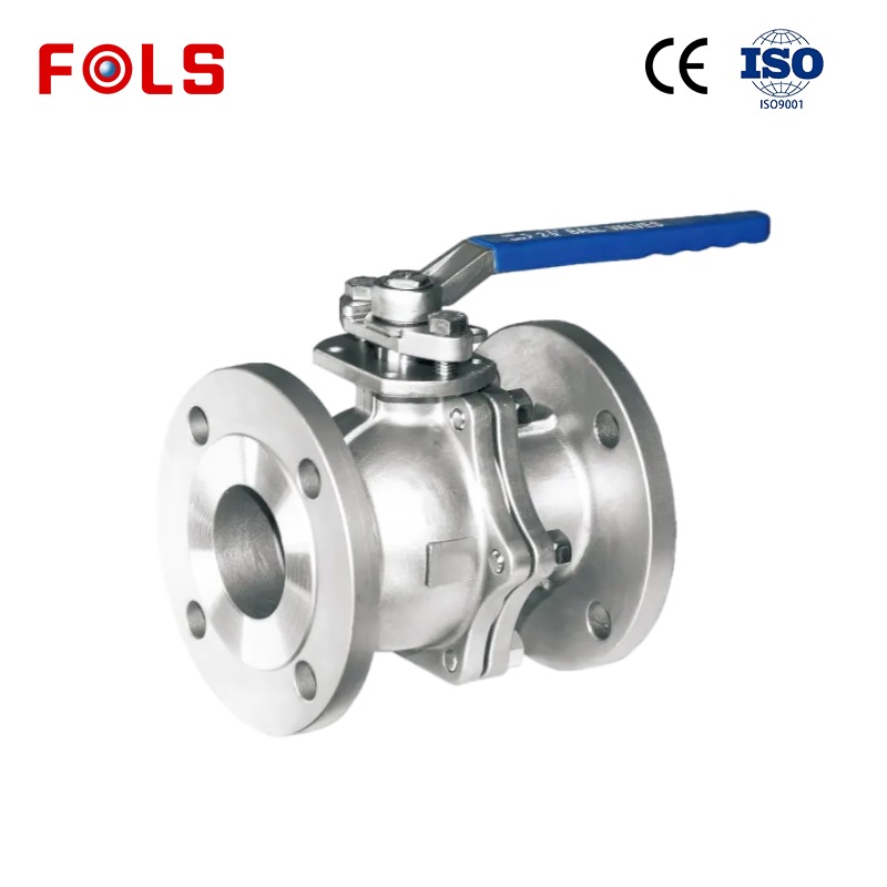 Flange style all stainless steel 304/SS316 manual ball valve