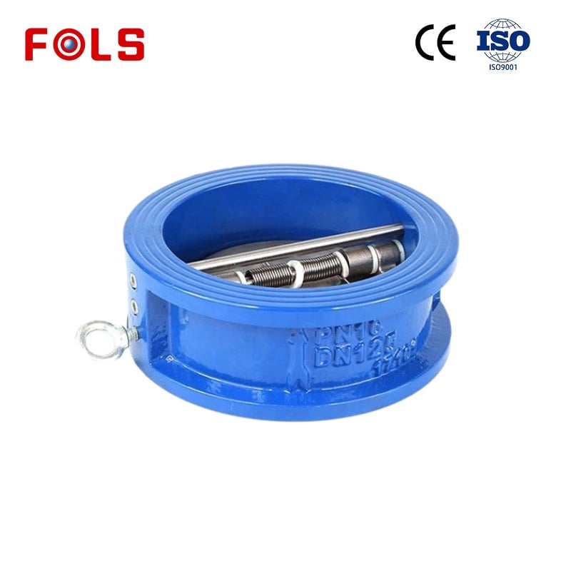 Ductile Cast Iron Wafer Dual Plate Non Return Check Valve