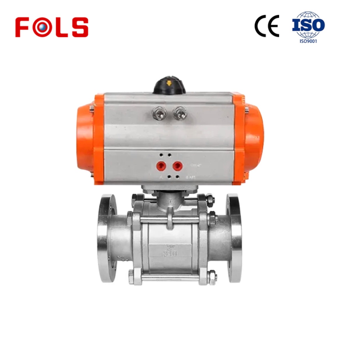 FOLS Pneumatic vacuum ball valve