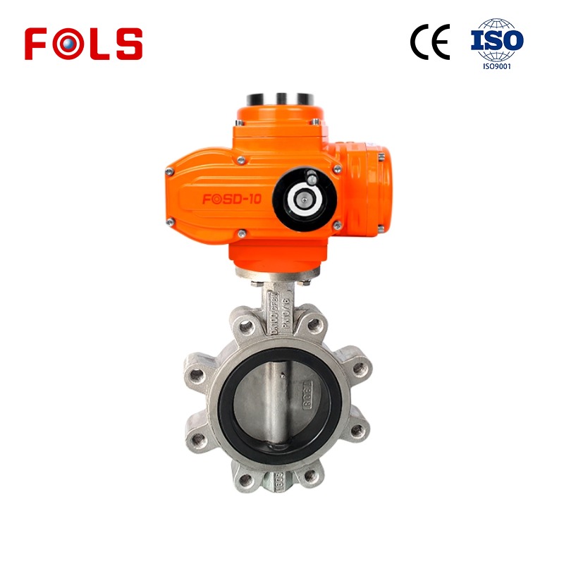FOLS Explosion-proof Lugged Electric Butterfly Valve（With handwheel）