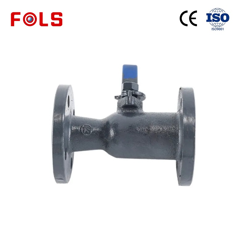 Ductile iron flange high-temperature ball valve