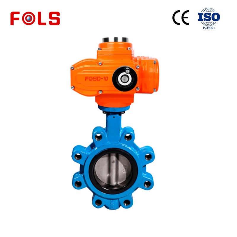 FOLS Explosion-proof Lugged Electric Butterfly Valve（With handwheel）