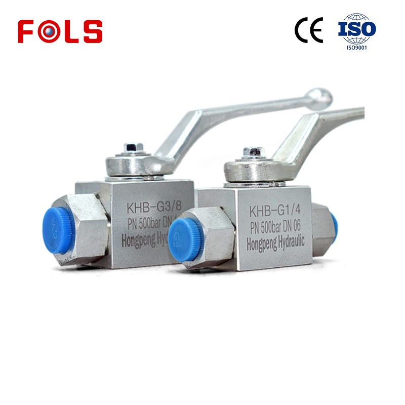 Handle High Pressure 3 Way Ball Valve 