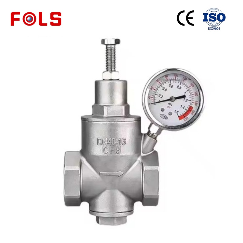 Stainless steel pressure gauge pressure reducing valve