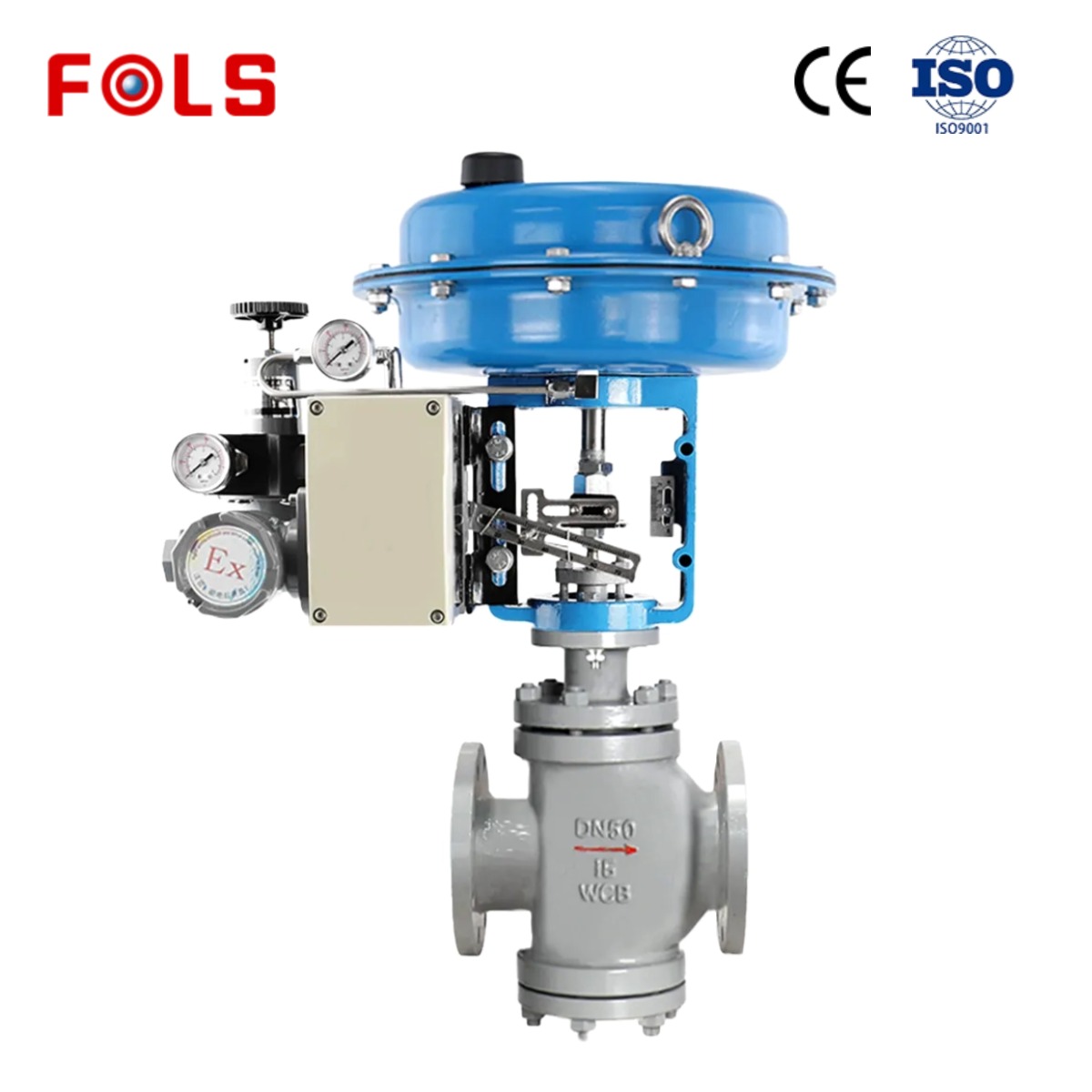 Pneumatic control globe valve