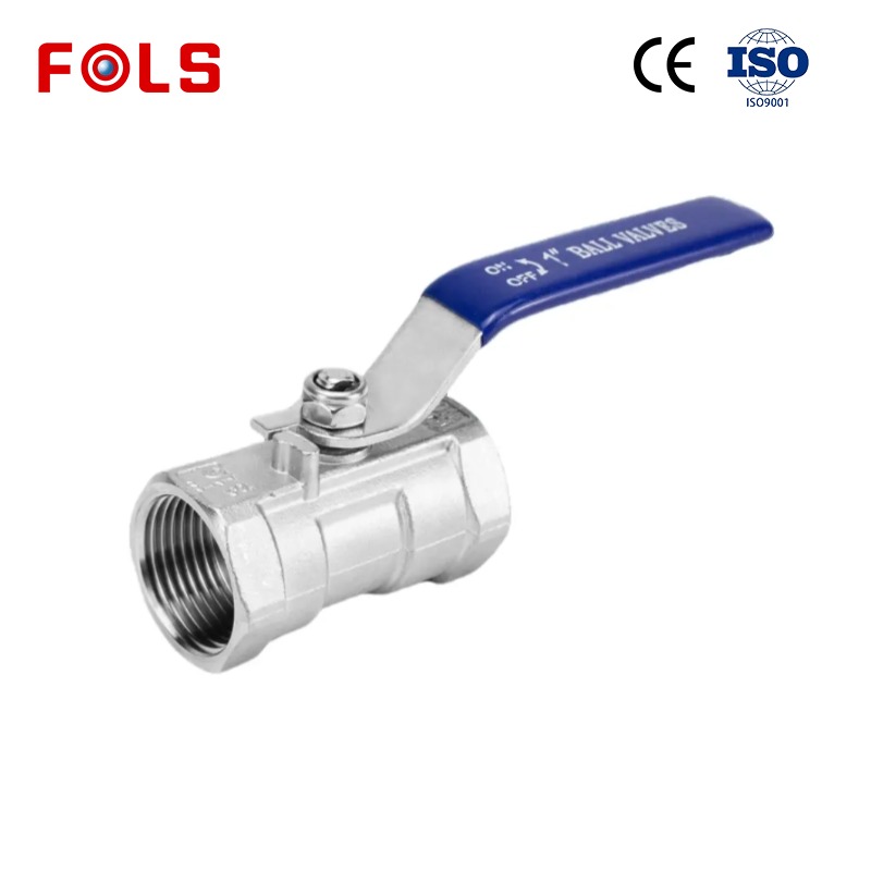 High temperature threaded stainless steel oil gas water ball valve