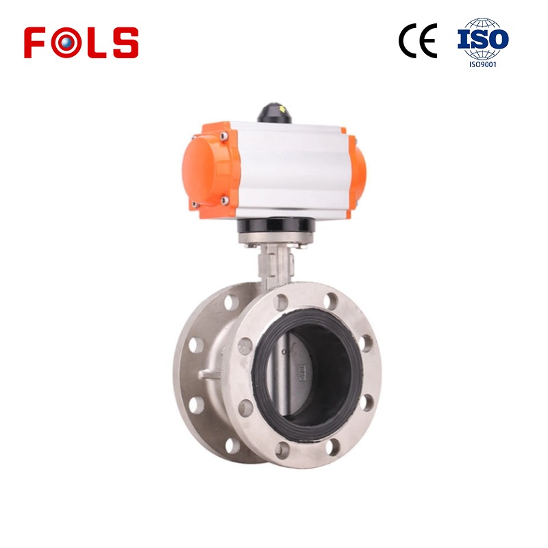 Easy - to - Install Pneumatic Butterfly Valve
