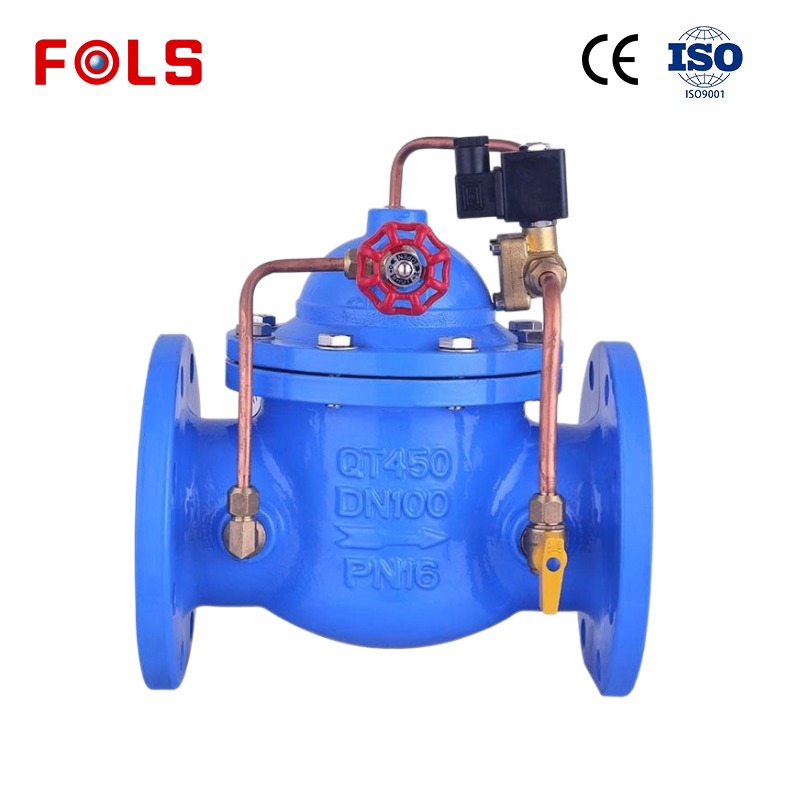 Hydraulic electric control valve, water pressure reducing valve