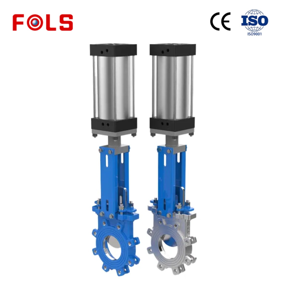 FOLS Pneumatic torx Knife Gate Valve