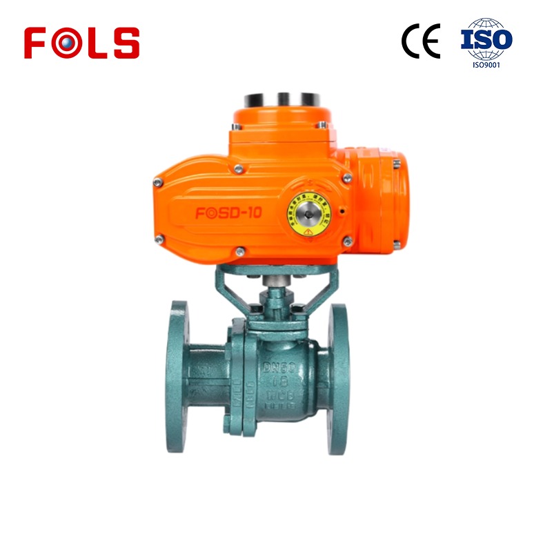 FOLS  Explosion-proof Fluorine Lining Electric Flange Ball Valve
