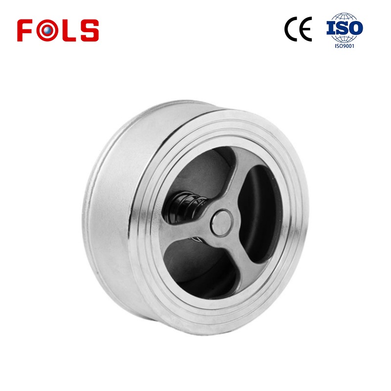 Stainless steel clamp check valve