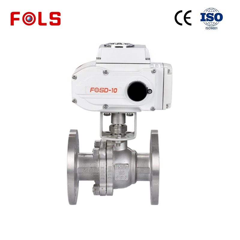 FOLS Electric Actuated Flange Ball Valve