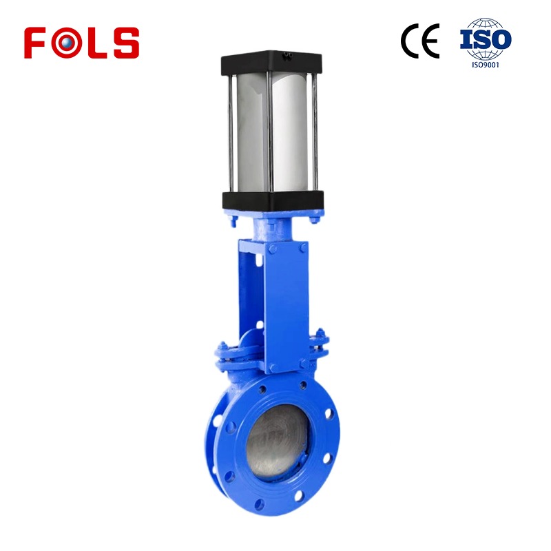 FOLS Pneumatic  Knife Gate Valve