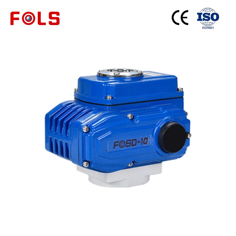 Precise Electric Actuators for Valve Control by FOLS